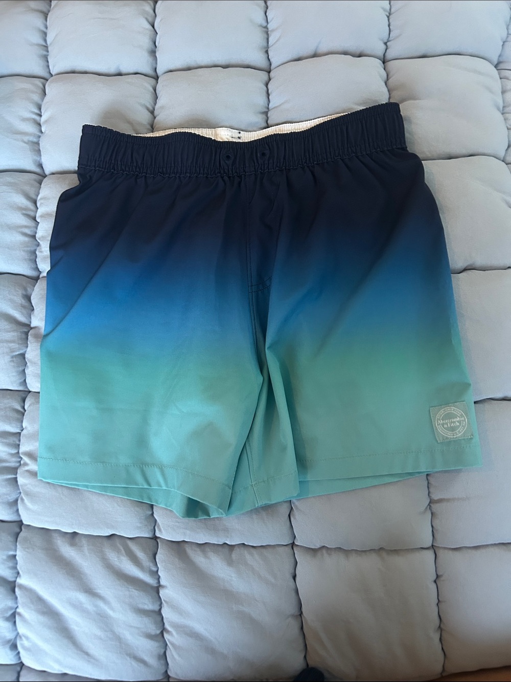 abercrombie kids Ombre Swim Shorts - Navy to Aqua